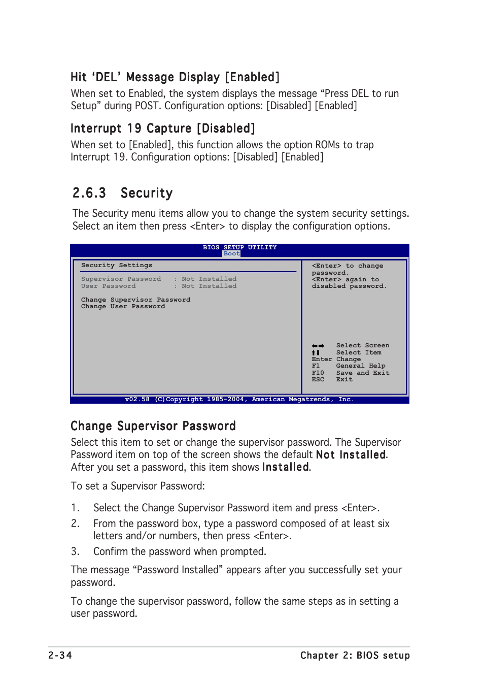 3 security security security security security | Asus A8N-VM CSM/NBP User Manual | Page 74 / 86