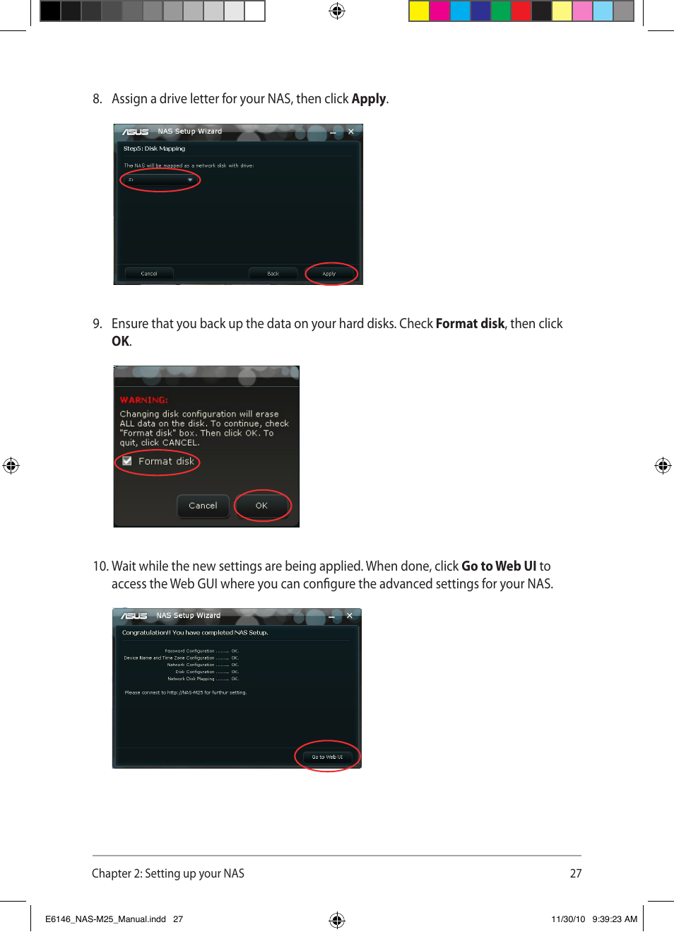 Asus NAS-M25 User Manual | Page 27 / 82