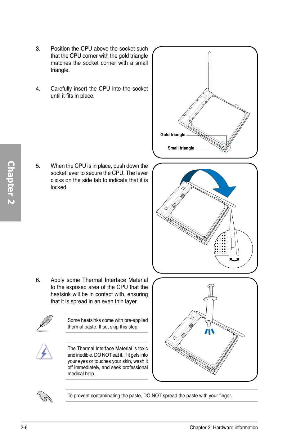 Chapter 2 | Asus M5A88-M User Manual | Page 24 / 116