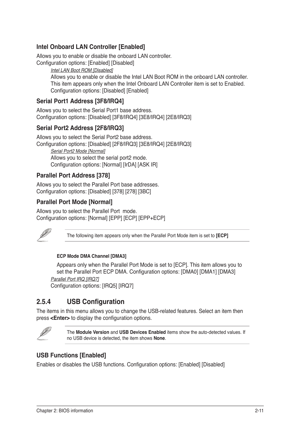 4 usb configuration, Usb configuration -11 | Asus P5Q-VM DO User Manual | Page 41 / 48