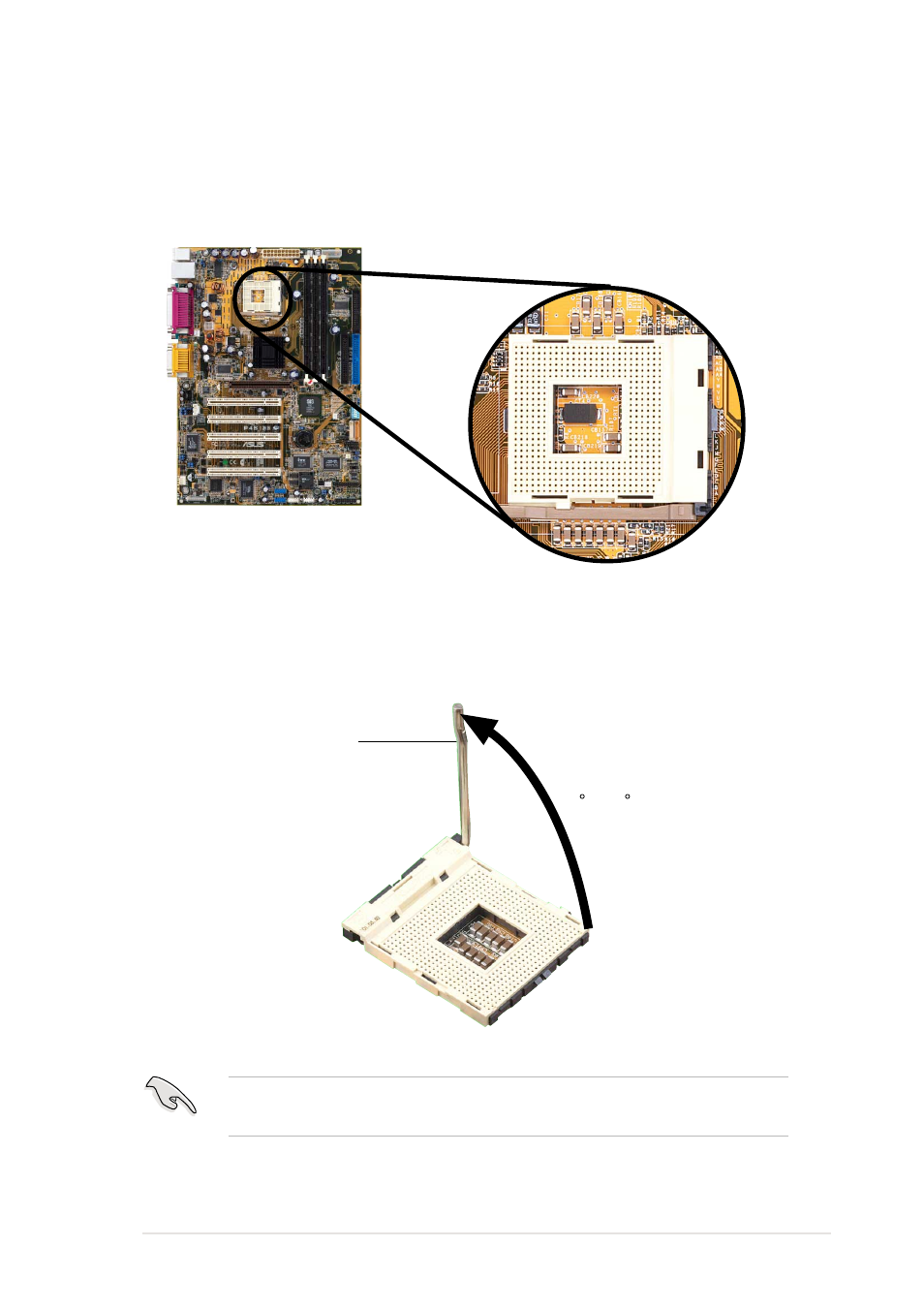 2 installing the cpu | Asus P4S133 User Manual | Page 23 / 122