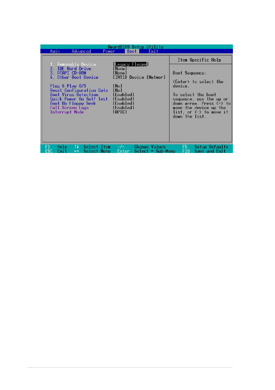 6 boot menu | Asus P4S133 User Manual | Page 88 / 122