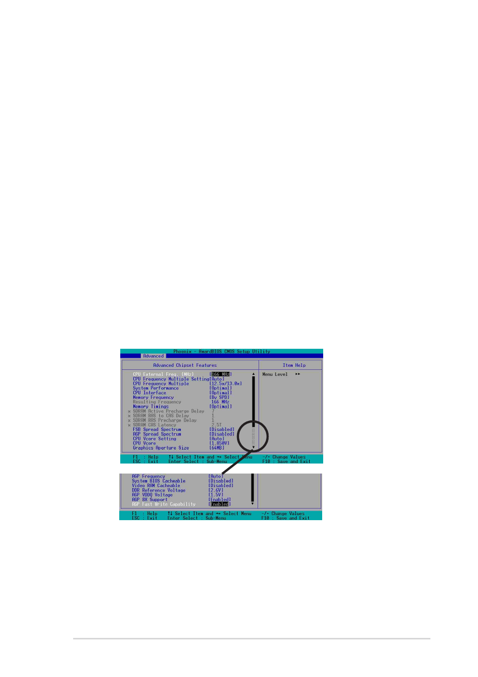 2 advanced chipset features | Asus A7N8X User Manual | Page 45 / 60