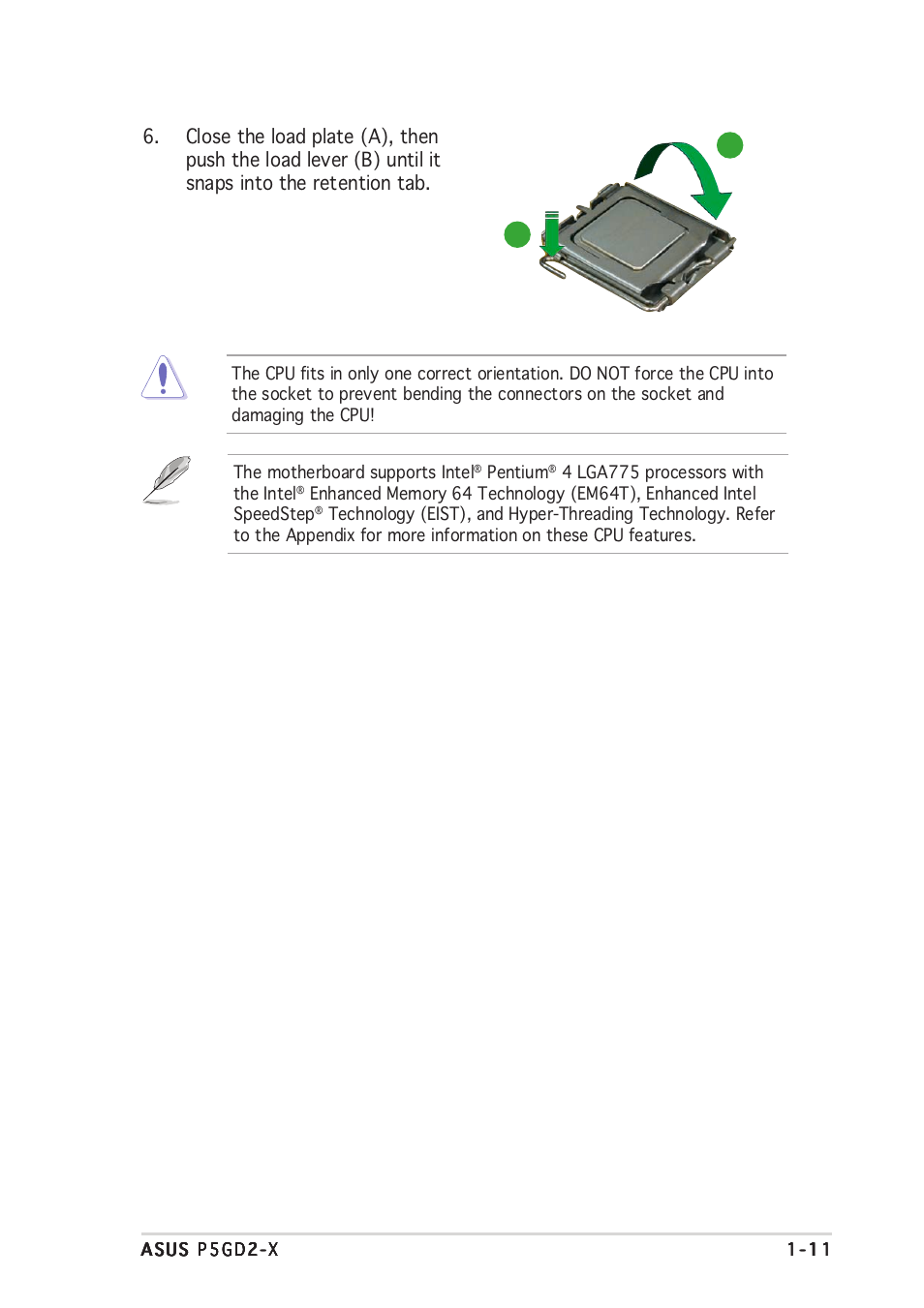 Asus P5GD2-X User Manual | Page 23 / 96