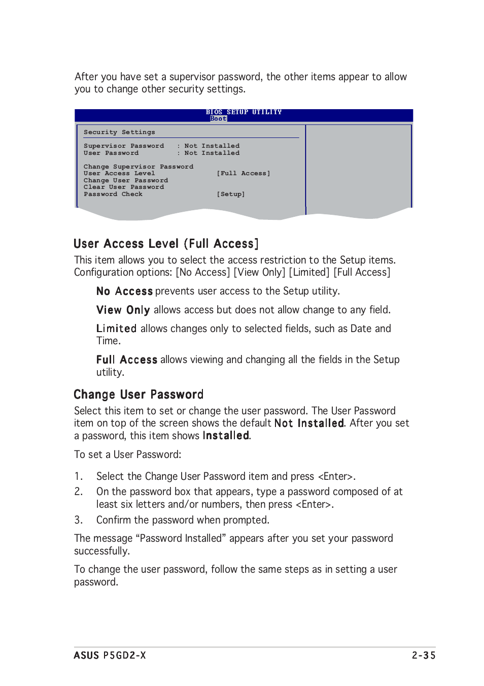 Asus P5GD2-X User Manual | Page 83 / 96