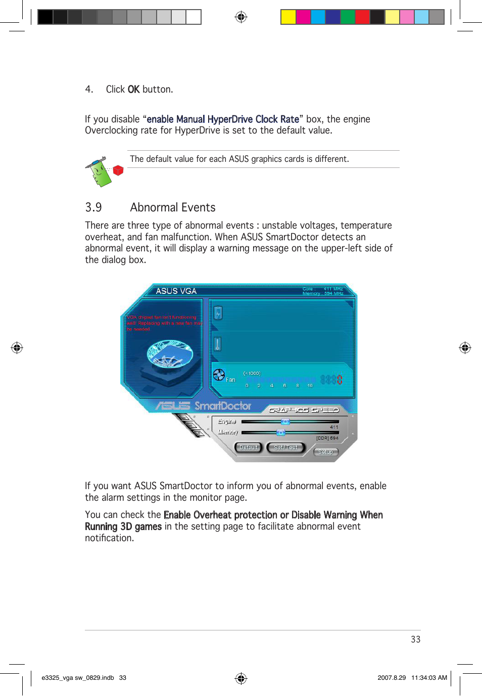 9 abnormal events | Asus EN8800 Series User Manual | Page 40 / 66