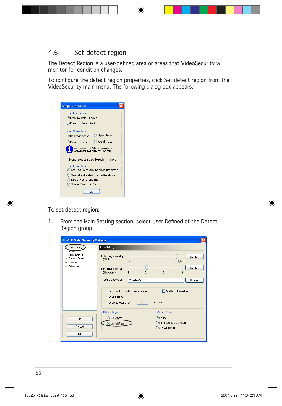 6 set detect region | Asus EN8800 Series User Manual | Page 63 / 66