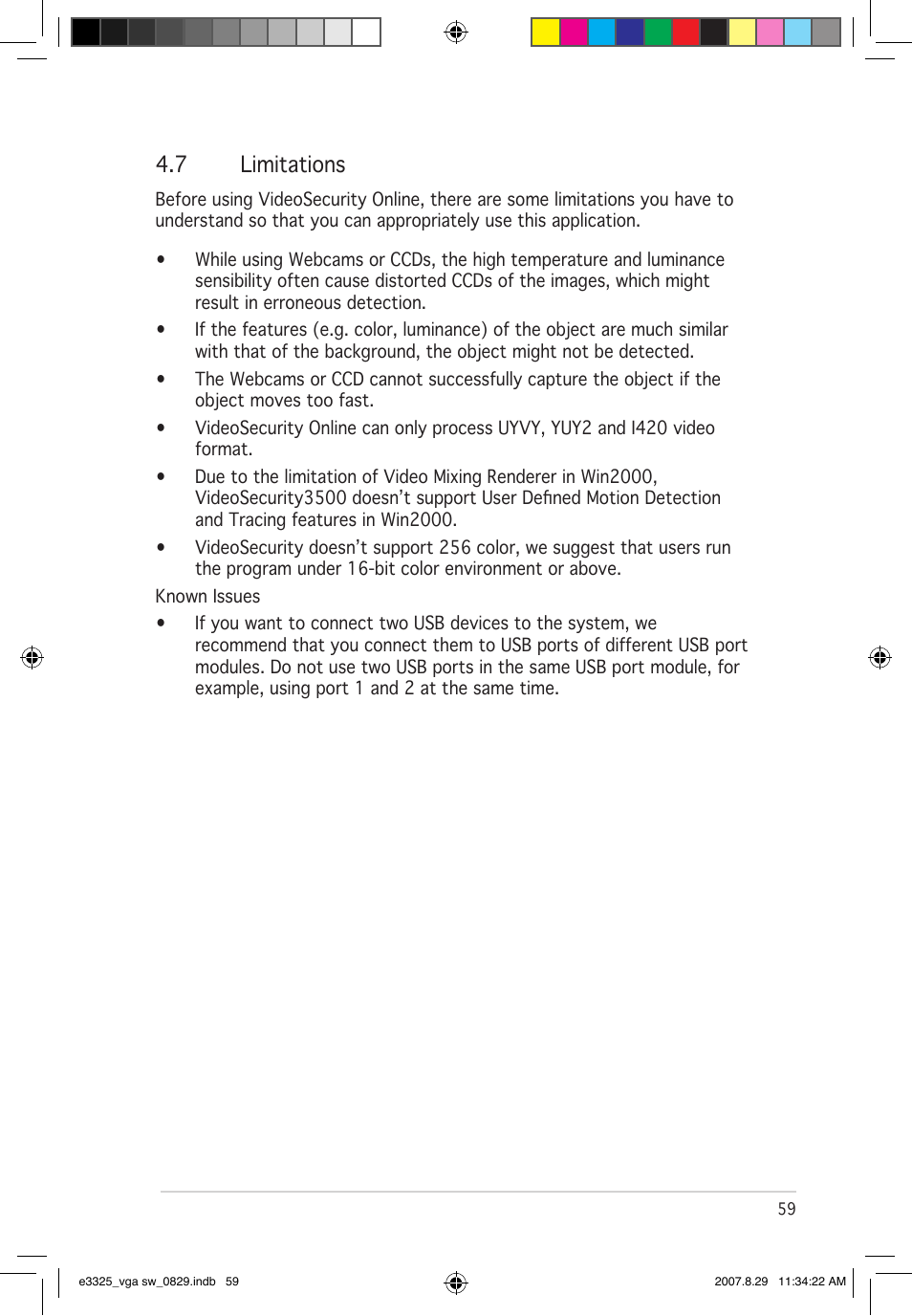 7 limitations | Asus EN8800 Series User Manual | Page 66 / 66