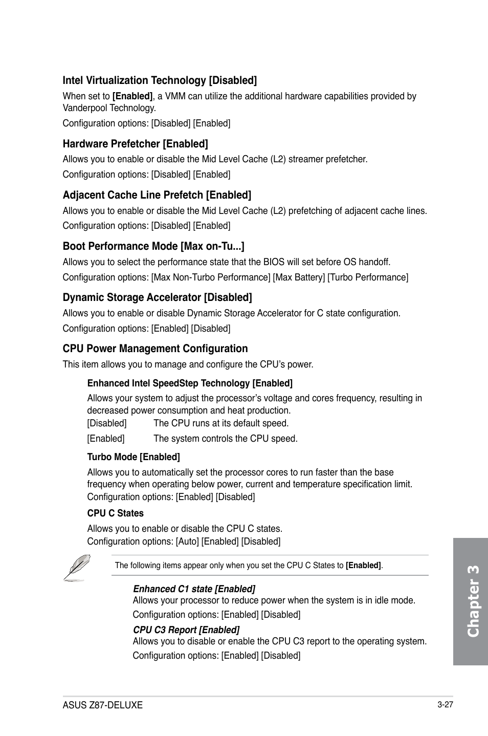 Chapter 3 | Asus Z87-DELUXE User Manual | Page 103 / 162