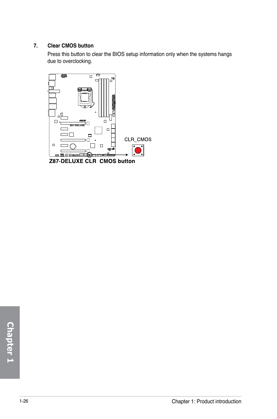 Chapter 1 | Asus Z87-DELUXE User Manual | Page 42 / 162