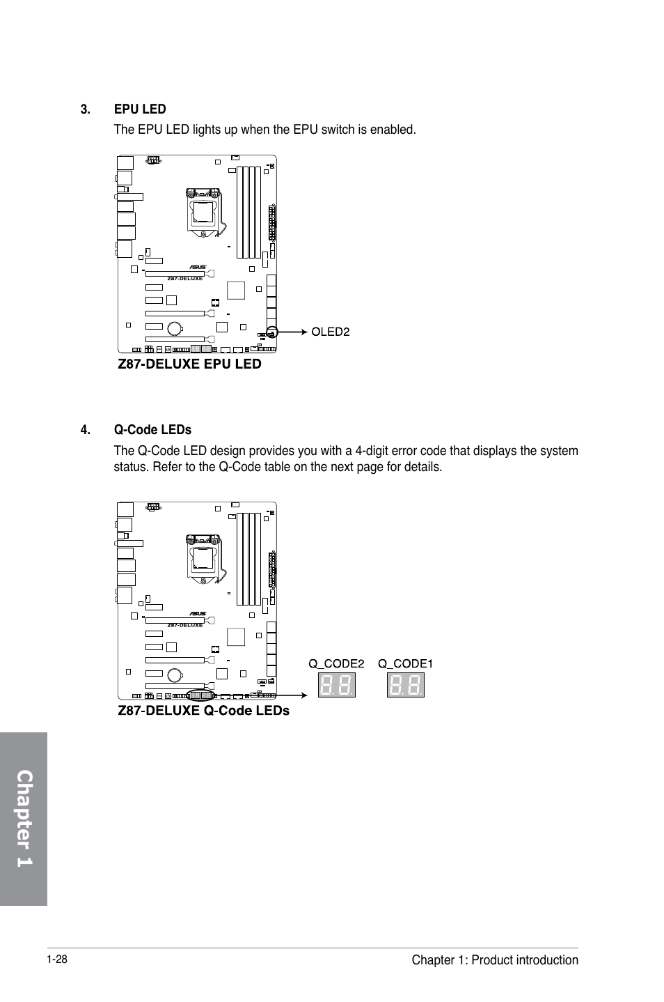 Chapter 1 | Asus Z87-DELUXE User Manual | Page 44 / 162