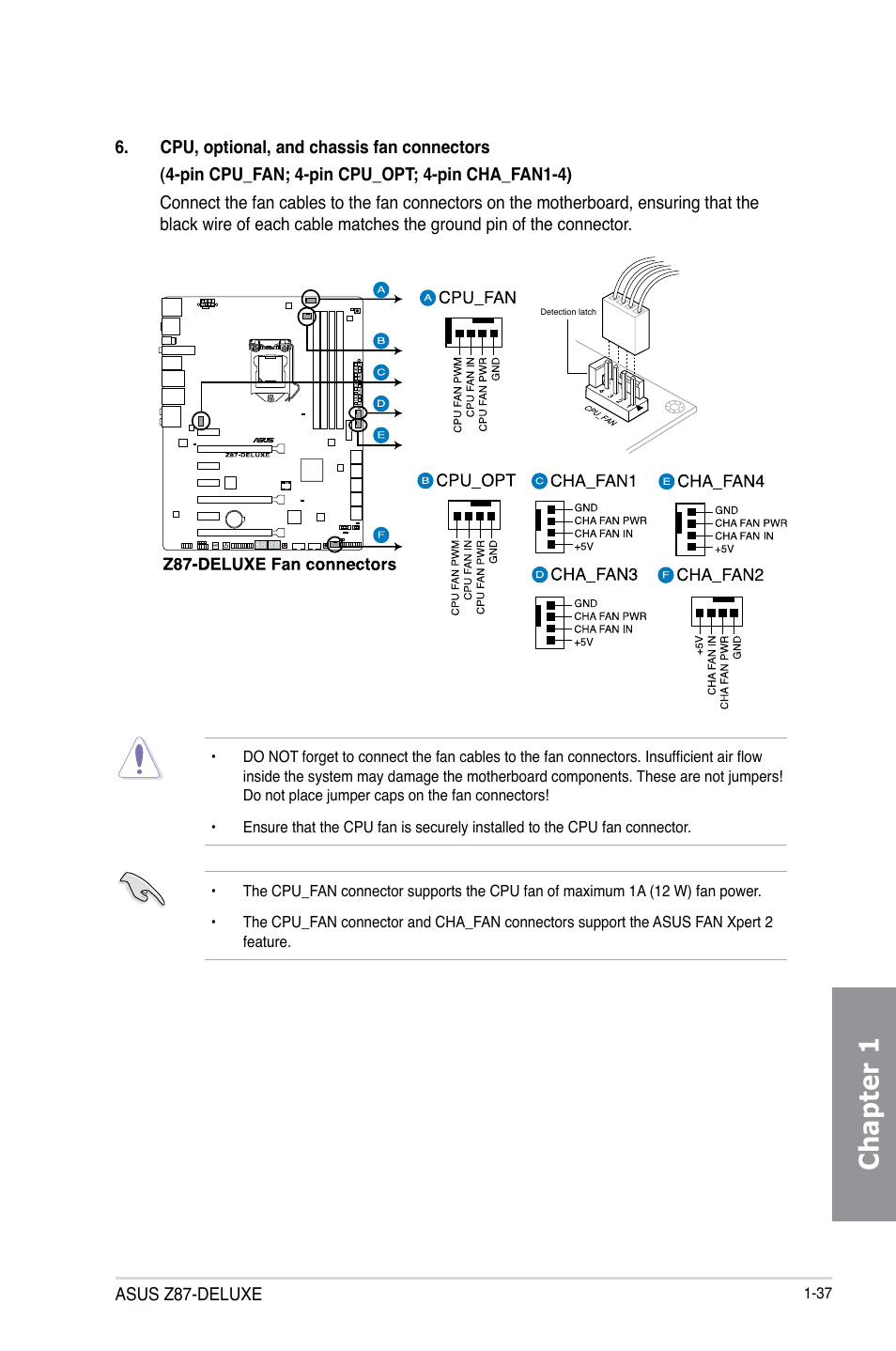 Chapter 1 | Asus Z87-DELUXE User Manual | Page 53 / 162