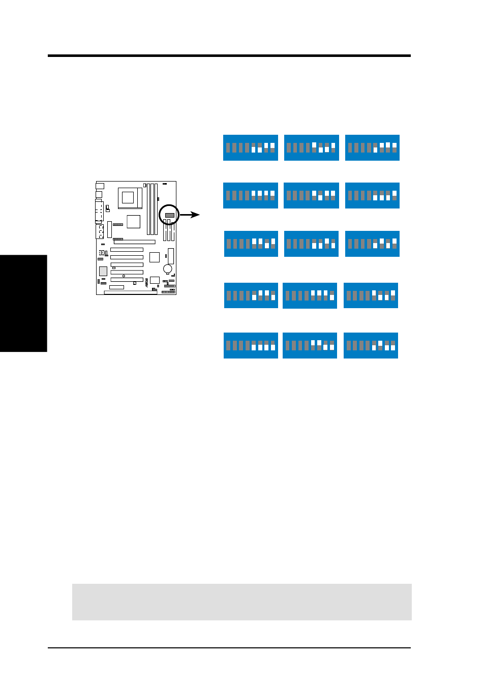 Hardware setup, Cuv4x-v cpu external frequency selection | Asus CUV4X-V User Manual | Page 20 / 110