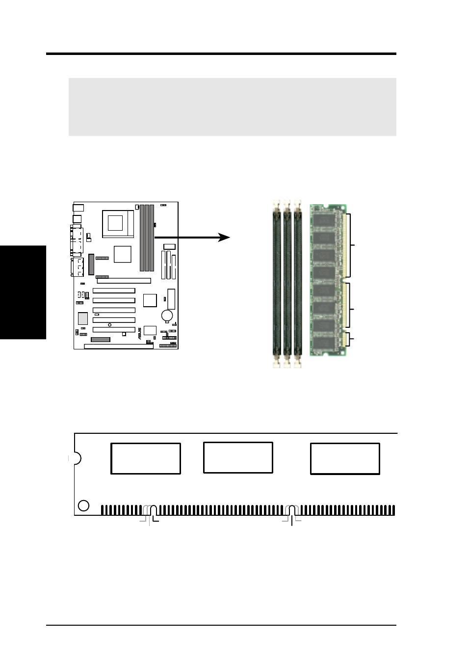 Hardware setup, Cuv4x-v 168-pin dimm sockets | Asus CUV4X-V User Manual | Page 24 / 110