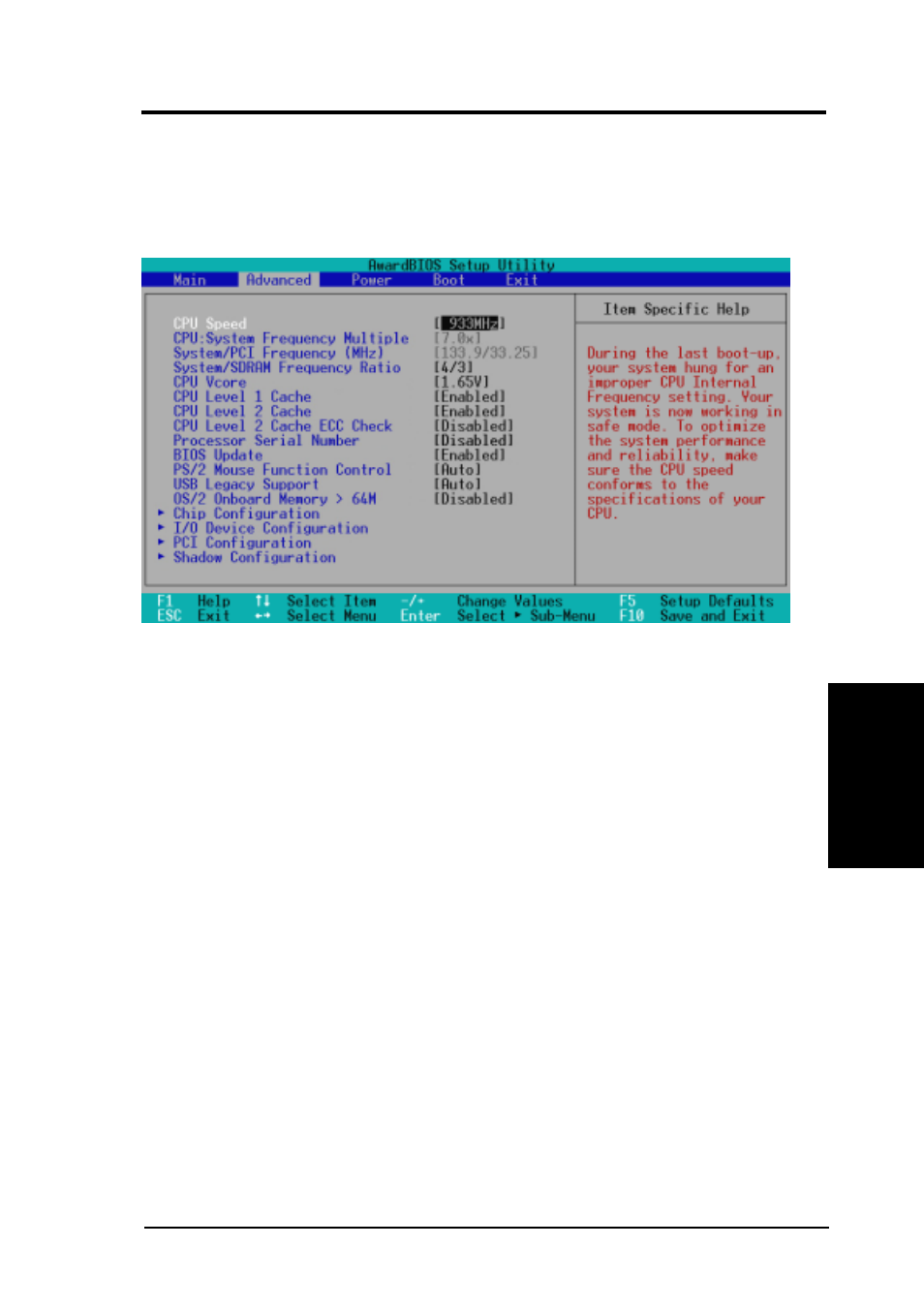 Bios setup | Asus CUV4X-V User Manual | Page 61 / 110