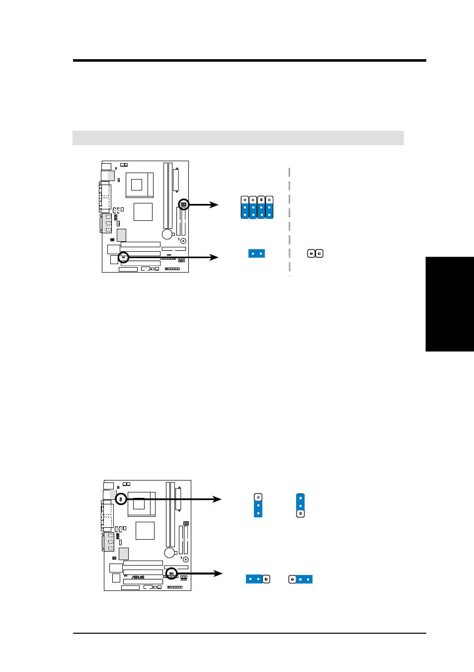 Hardware setup, Asus tusi-m user’s manual 17, Motherboard settings 3. h/w setup 1) jumperfree | Mode. the default enables jumperfree | Asus TUSI-M User Manual | Page 17 / 96