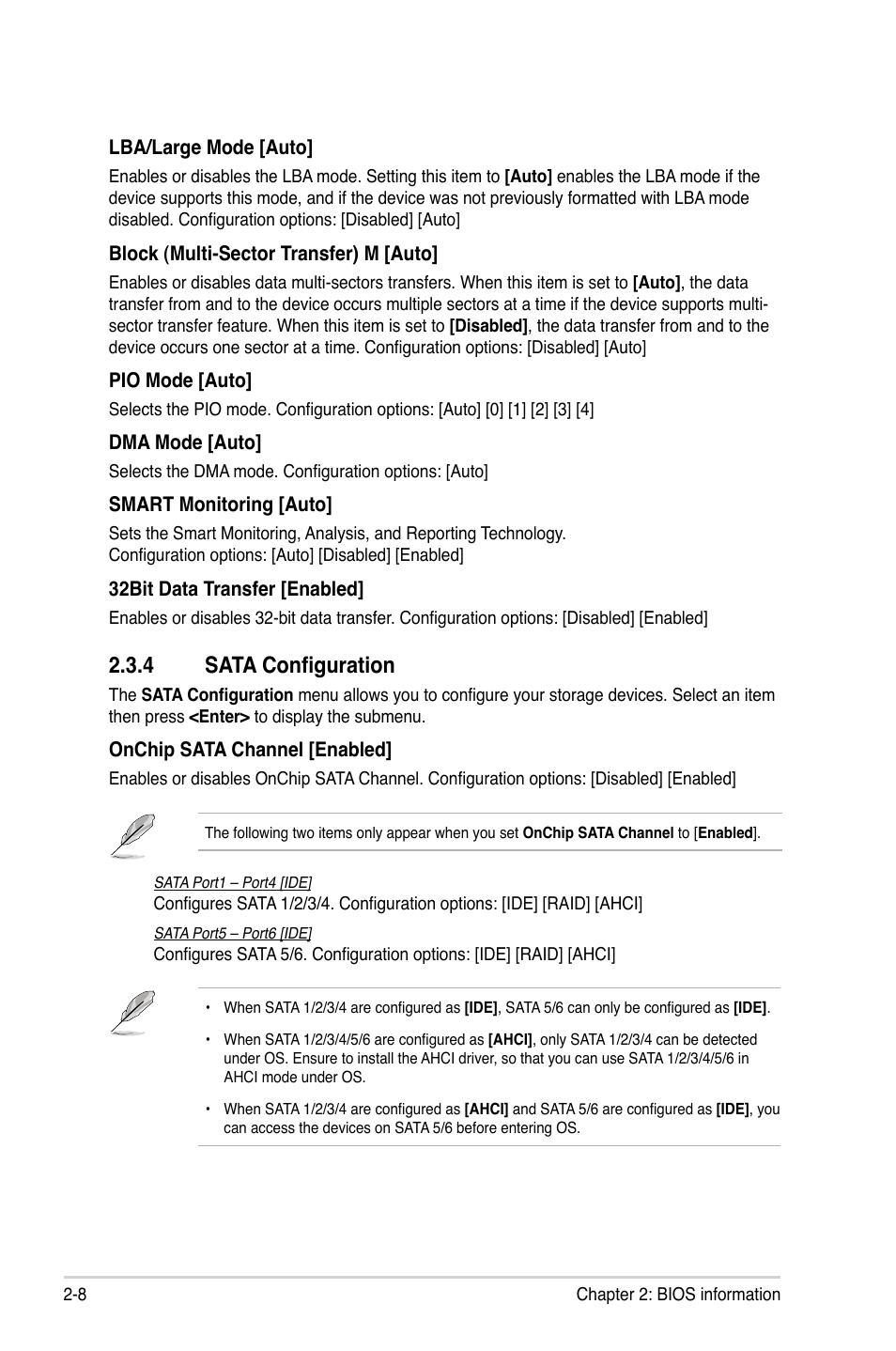 4 sata configuration, Sata configuration -8 | Asus M4A77T/USB3 User Manual | Page 46 / 62