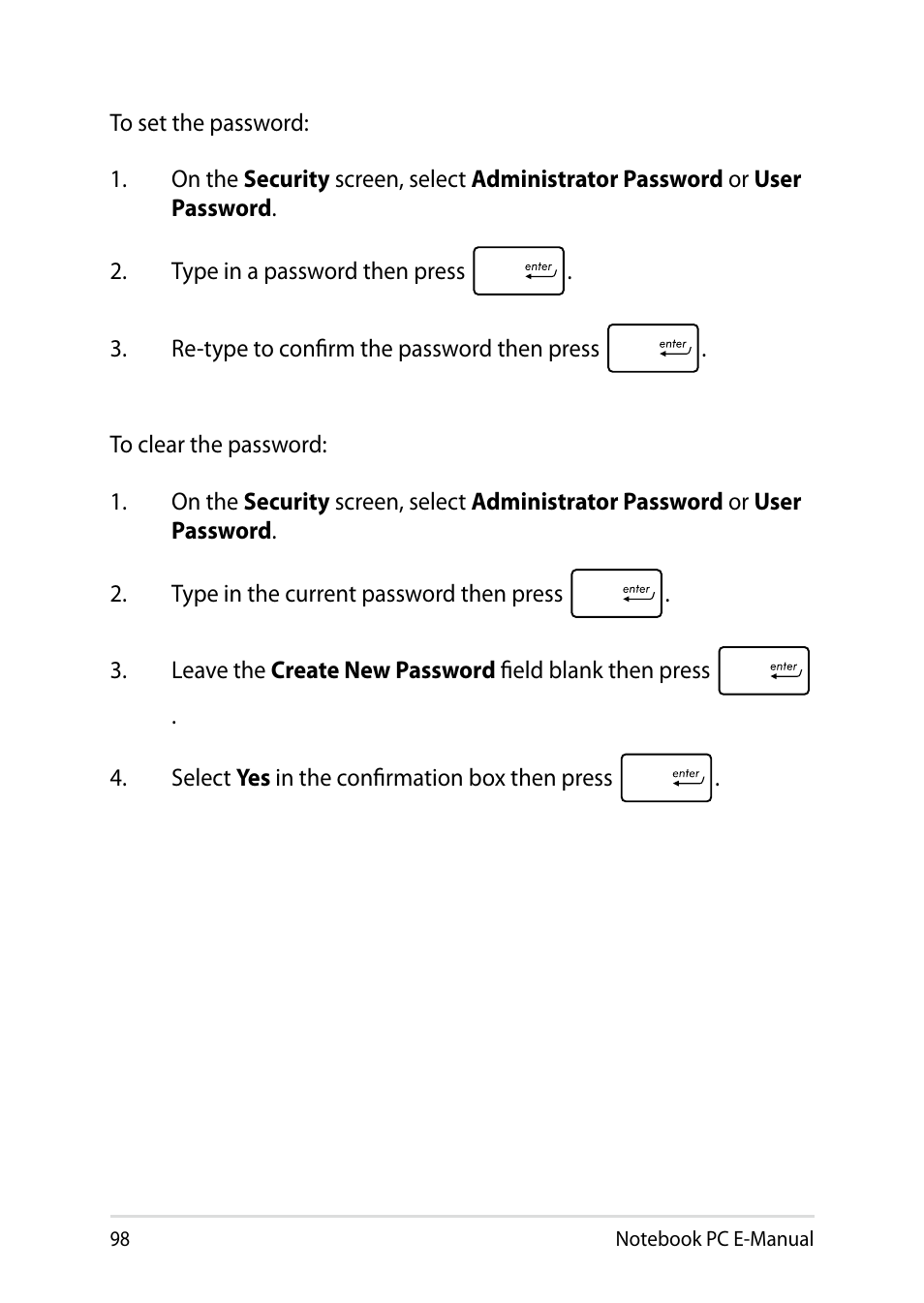 Asus R552LF User Manual | Page 98 / 140