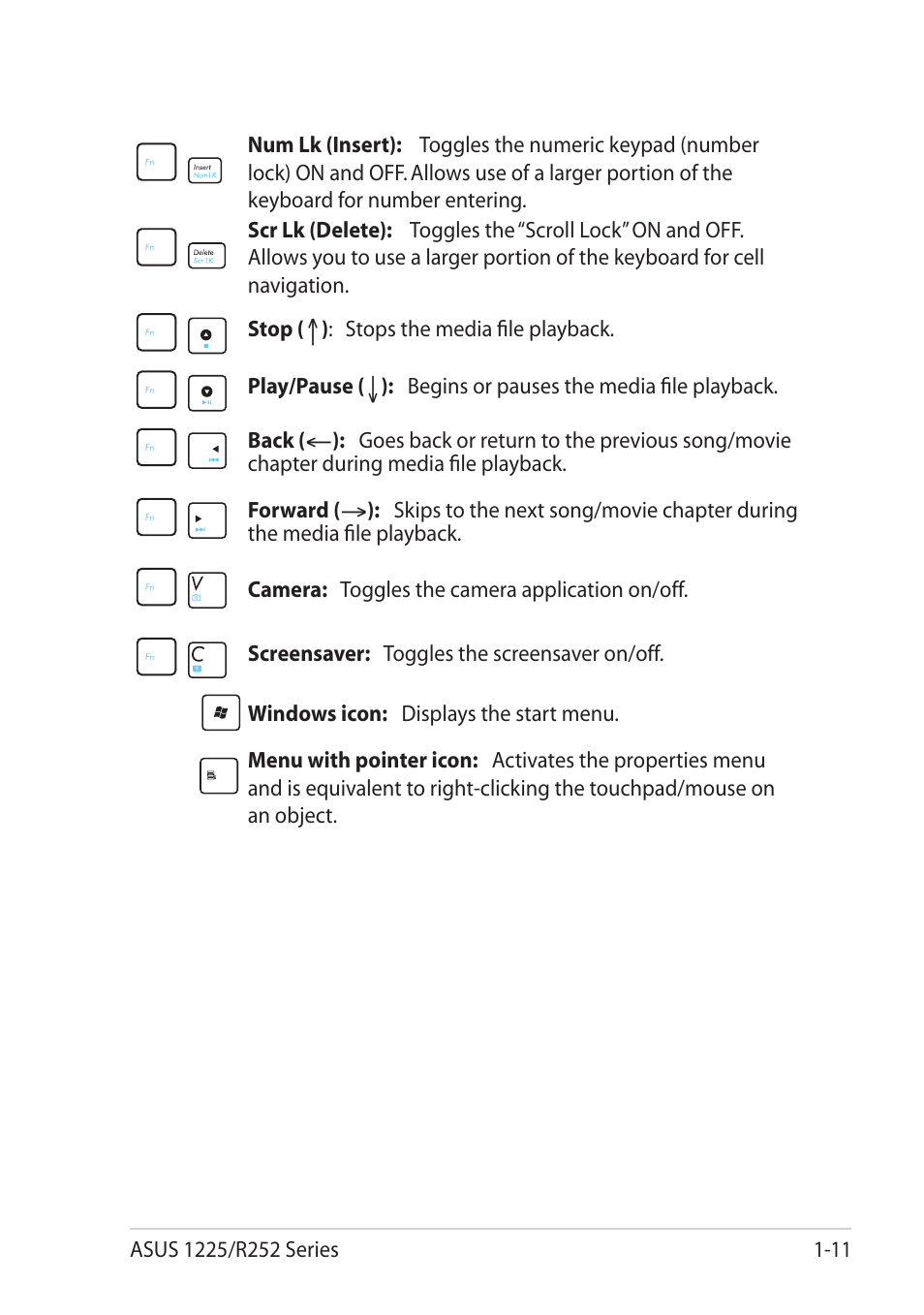 Asus Eee PC R252C User Manual | Page 19 / 63