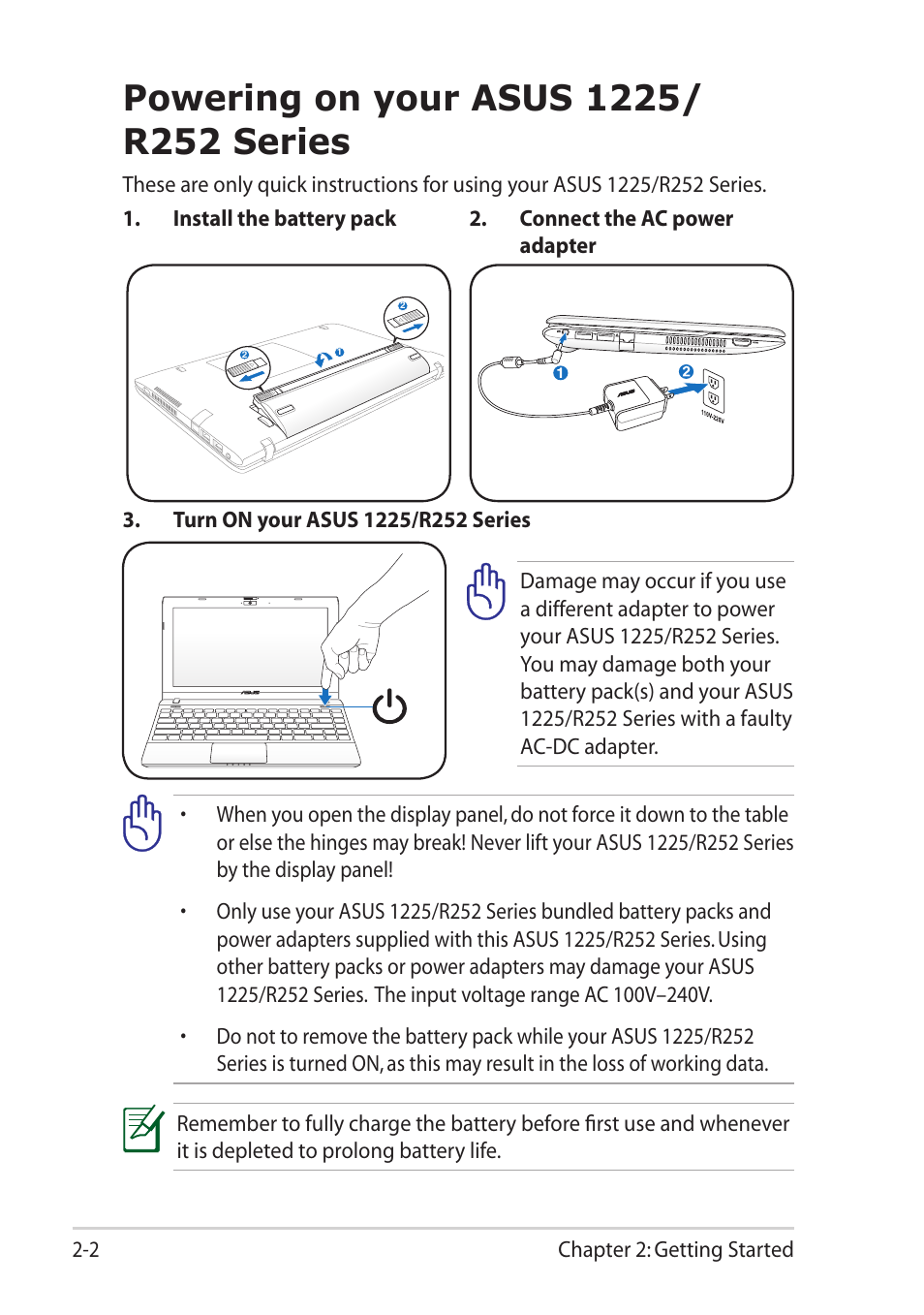 Asus Eee PC R252C User Manual | Page 23 / 63