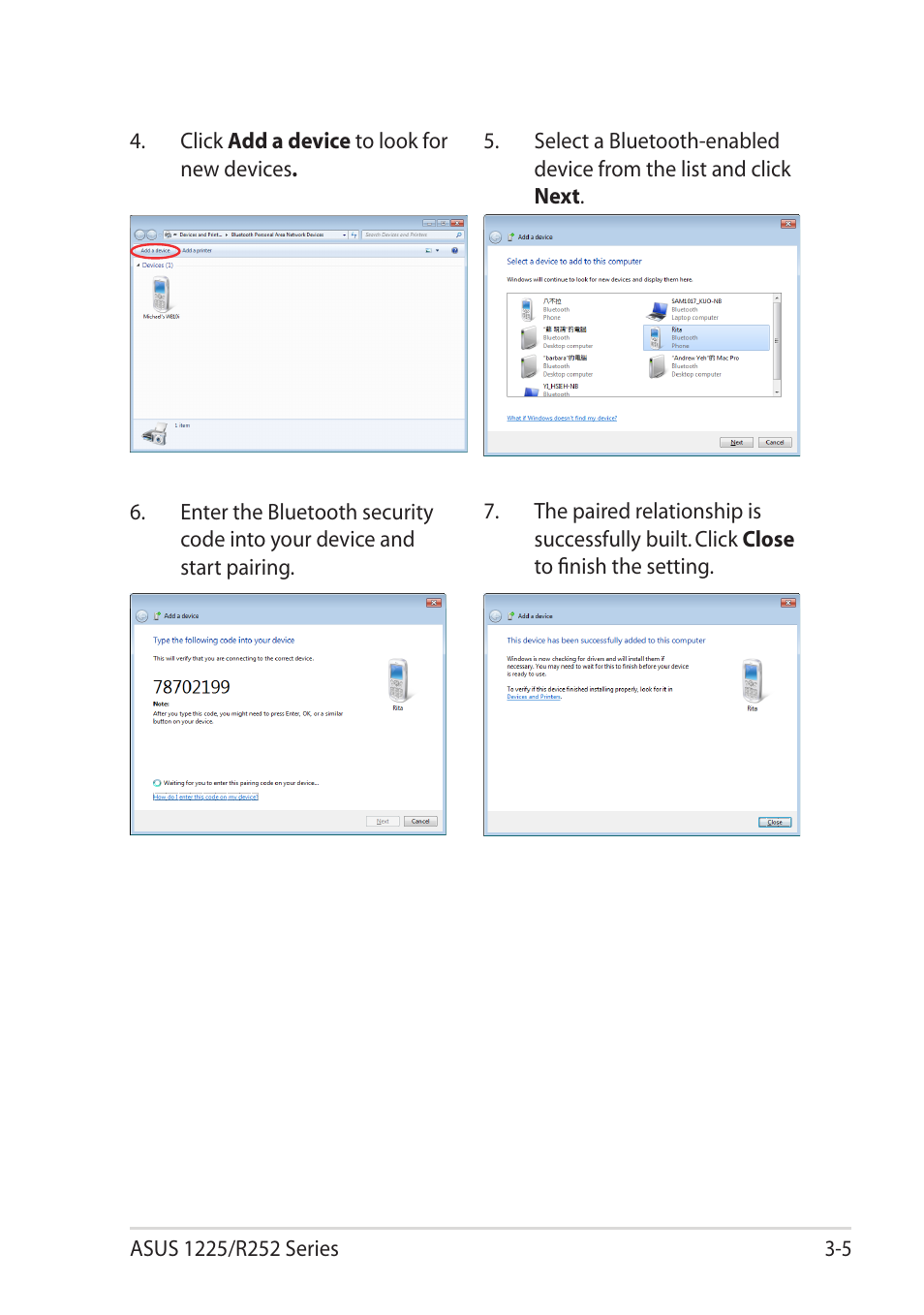 Asus Eee PC R252C User Manual | Page 36 / 63