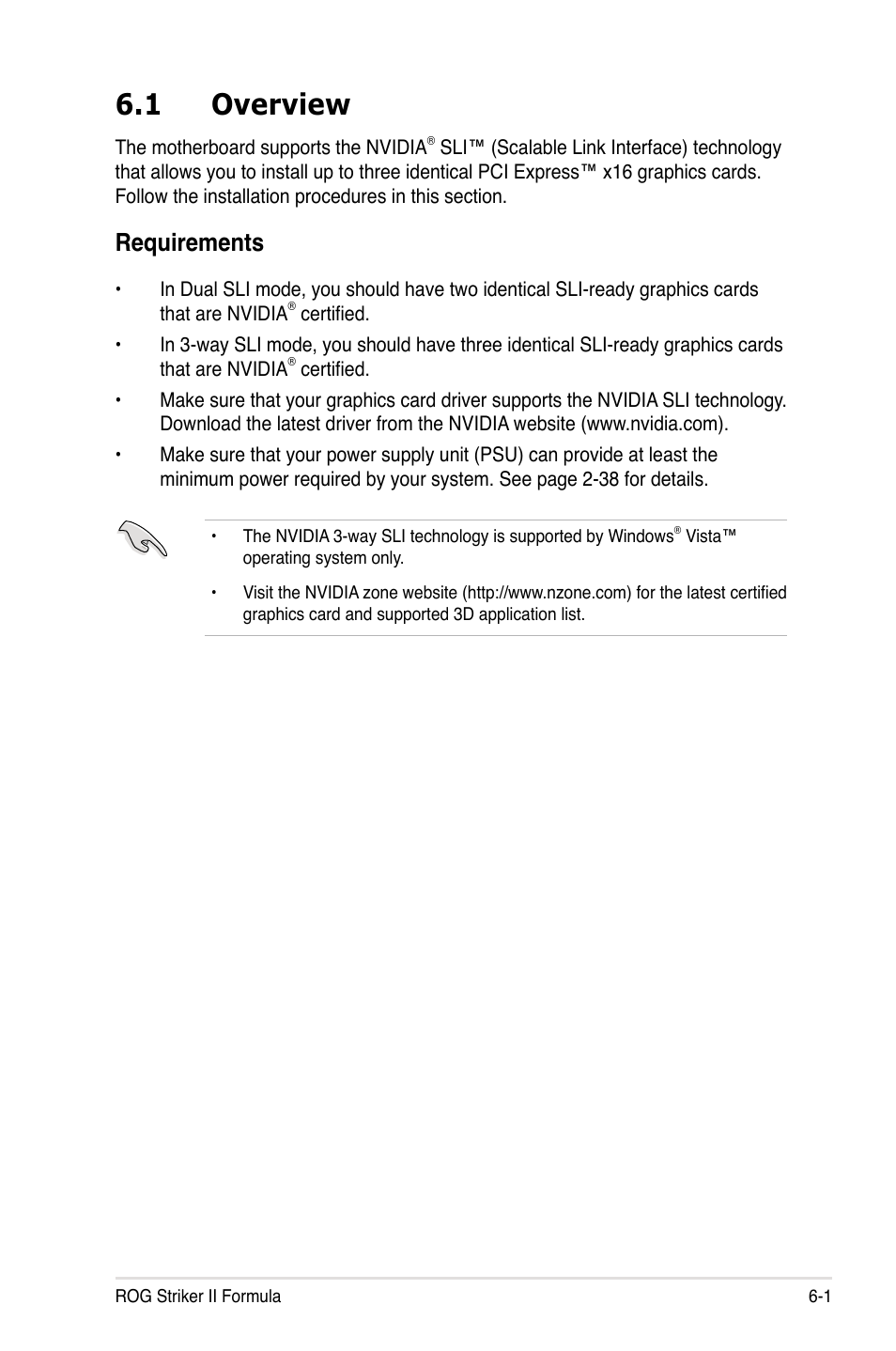 1 overview, Requirements, Overview -1 requirements -1 | Asus Striker II Formula User Manual | Page 173 / 188