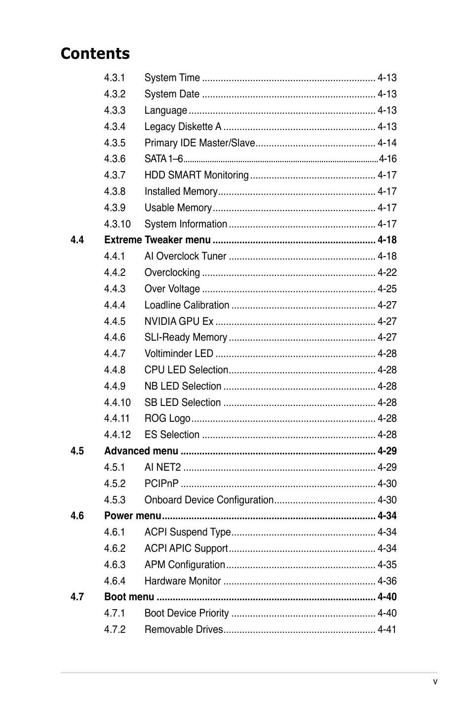 Asus Striker II Formula User Manual | Page 5 / 188