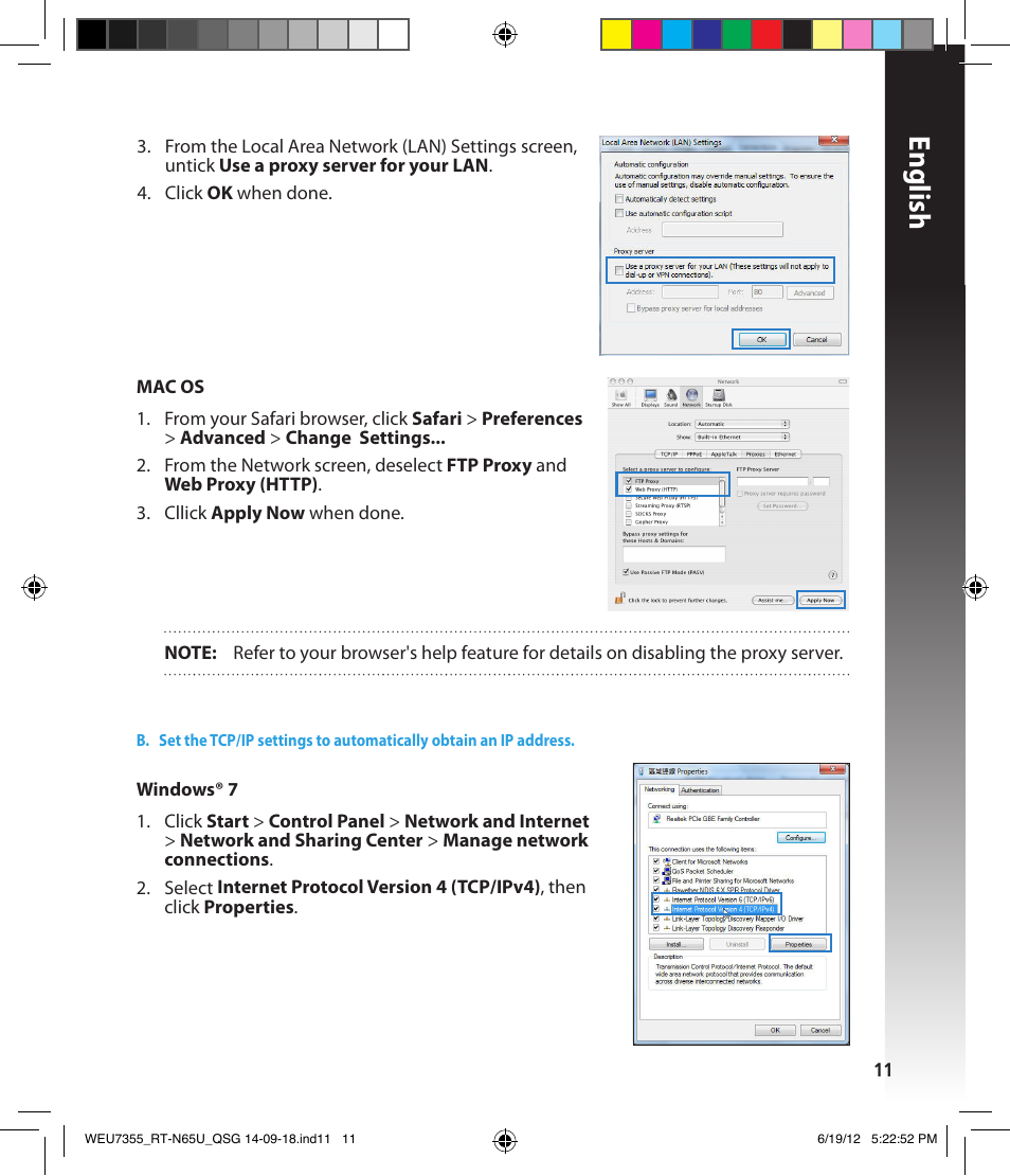 English | Asus RT-N65U User Manual | Page 11 / 168
