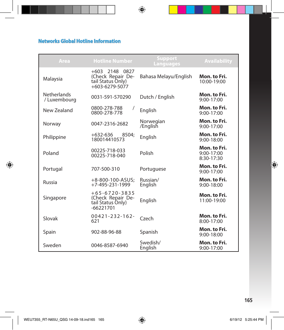 Asus RT-N65U User Manual | Page 165 / 168