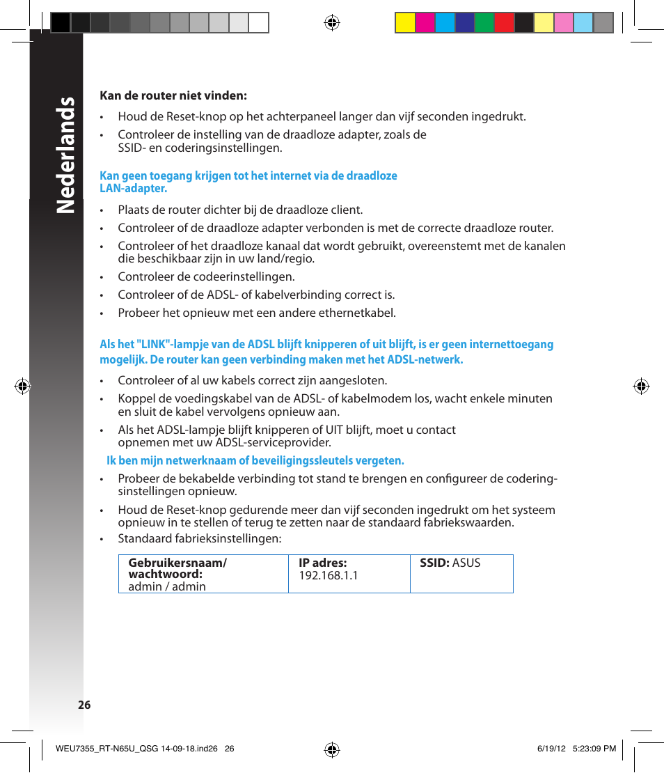 Neder lands | Asus RT-N65U User Manual | Page 26 / 168