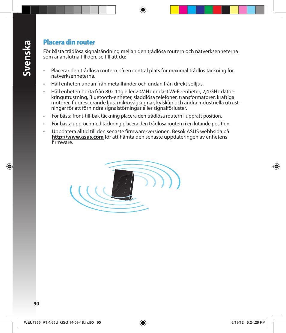 Sv ensk a | Asus RT-N65U User Manual | Page 90 / 168