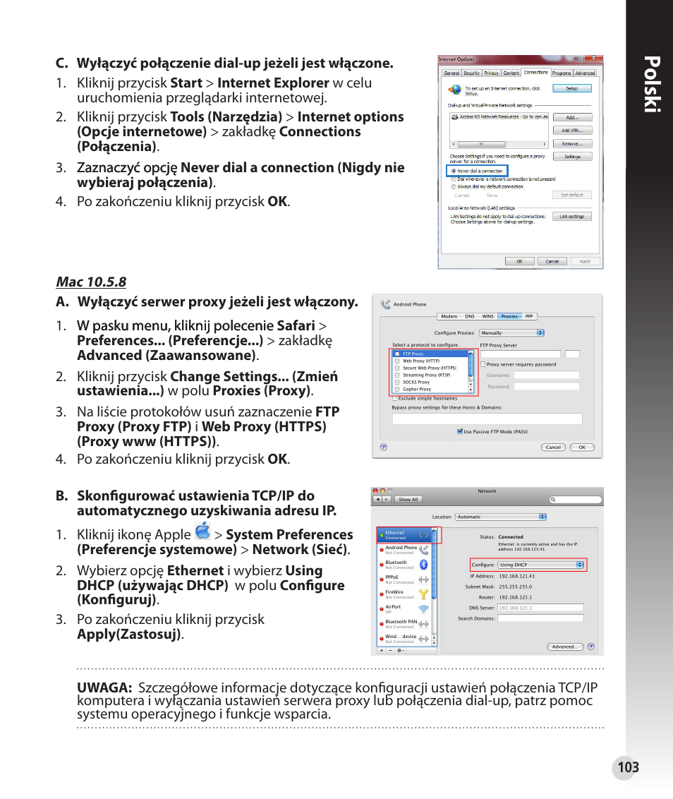 Polsk i | Asus RT-N56U User Manual | Page 103 / 152