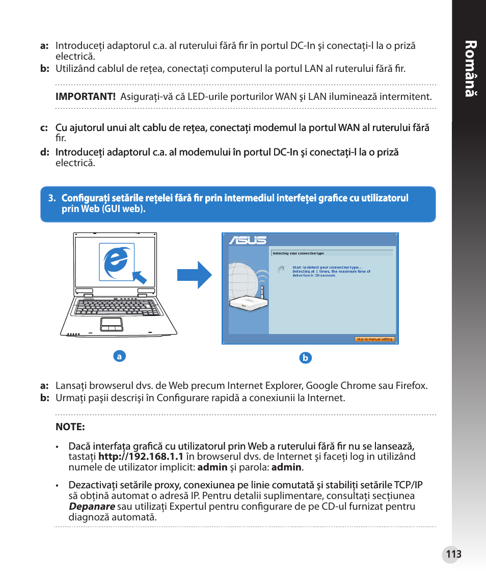 Română | Asus RT-N56U User Manual | Page 113 / 152