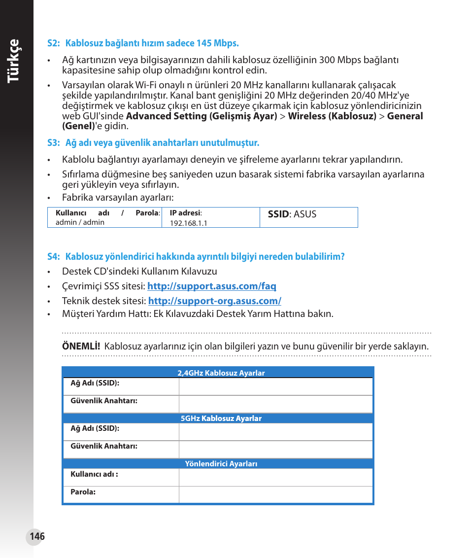 Tür kç e | Asus RT-N56U User Manual | Page 146 / 152