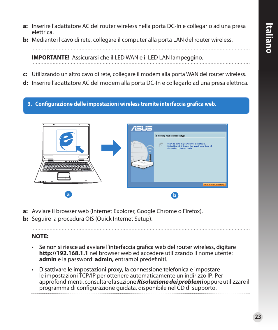 Italiano | Asus RT-N56U User Manual | Page 23 / 152