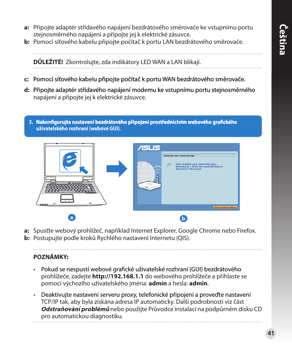 Čeština | Asus RT-N56U User Manual | Page 41 / 152