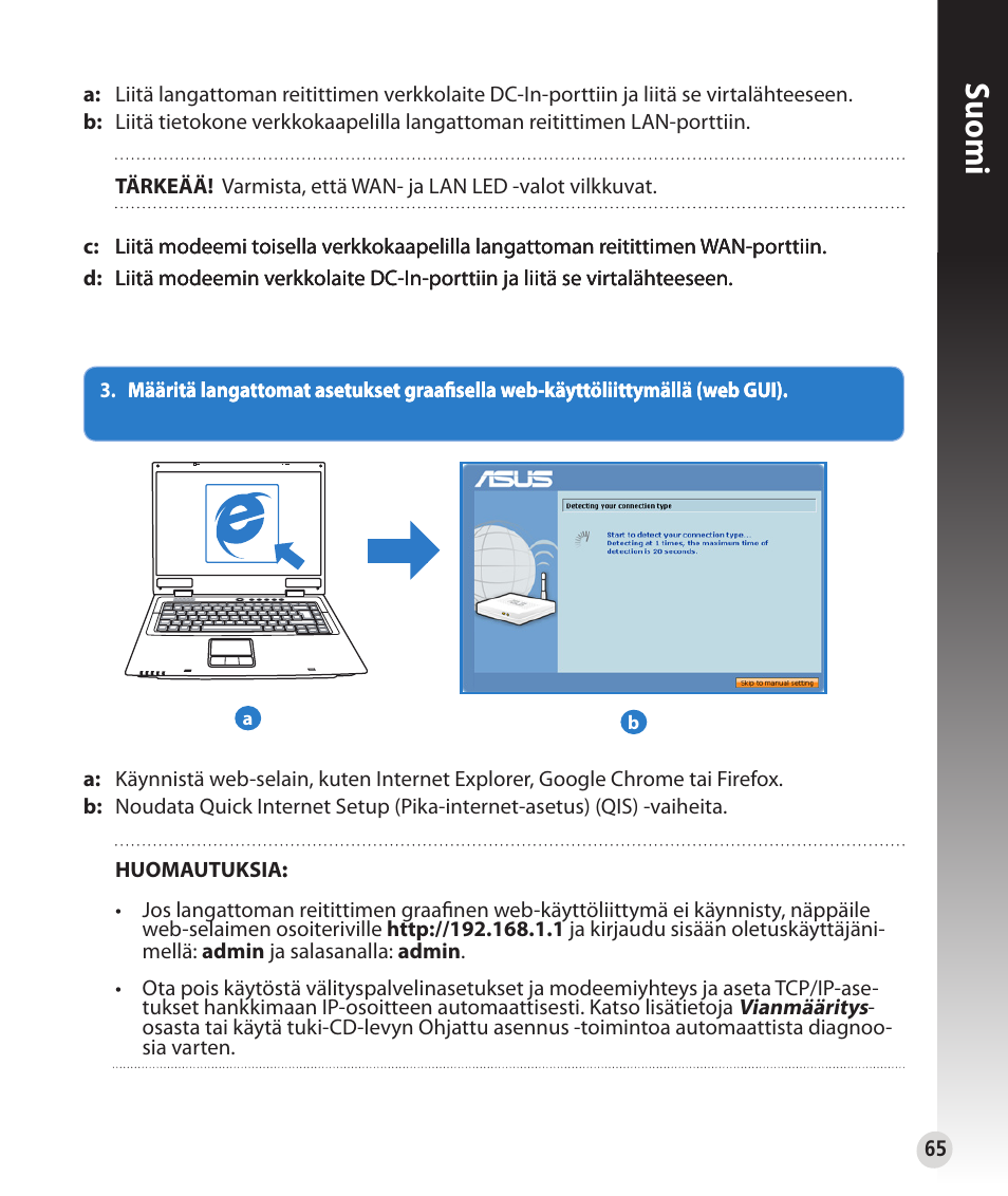 Suomi | Asus RT-N56U User Manual | Page 65 / 152