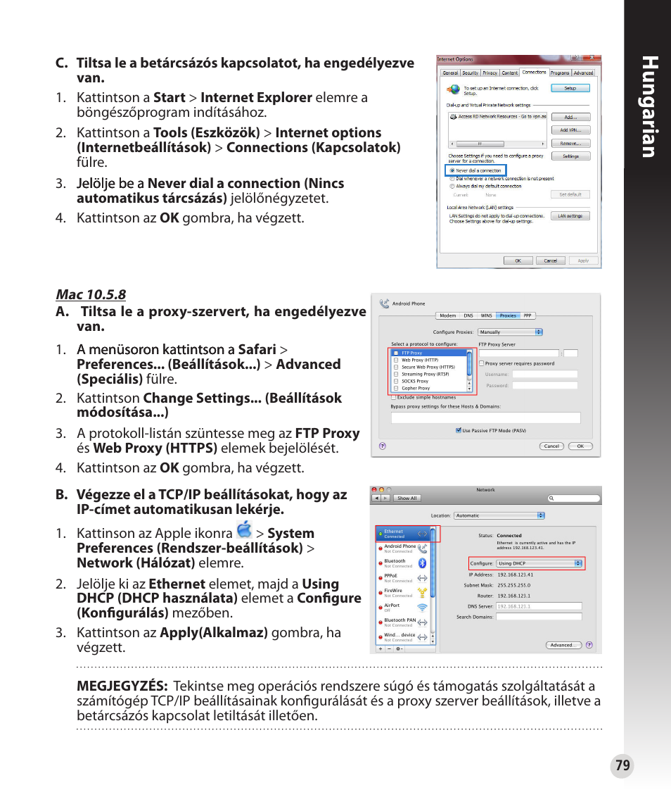 Hungarian | Asus RT-N56U User Manual | Page 79 / 152