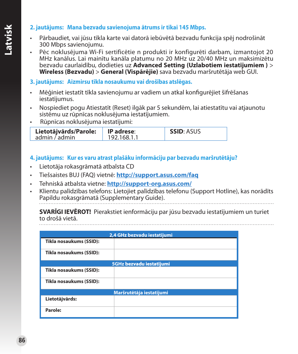 La tvisk | Asus RT-N56U User Manual | Page 86 / 152