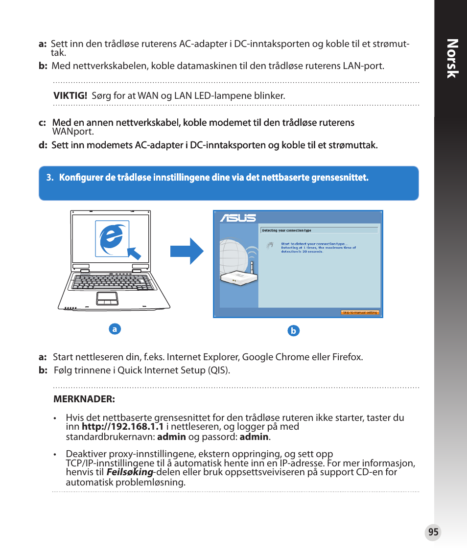 Norsk | Asus RT-N56U User Manual | Page 95 / 152