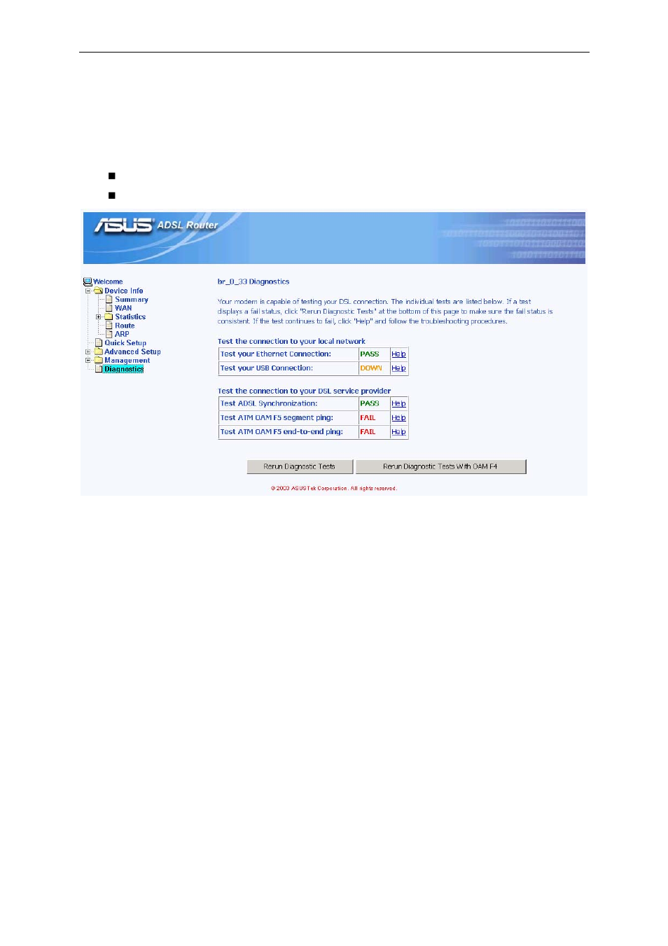 Diagnostic | Asus AAM6010EV-M User Manual | Page 41 / 52