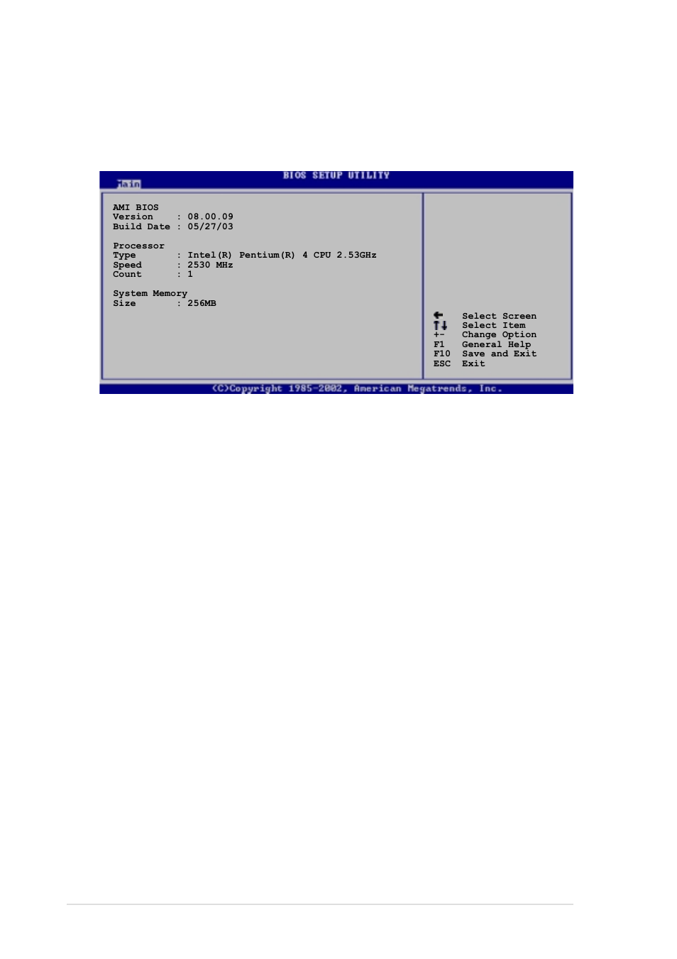 6 system information, Ami bios, Processor | Asus P4G800-V User Manual | Page 44 / 68