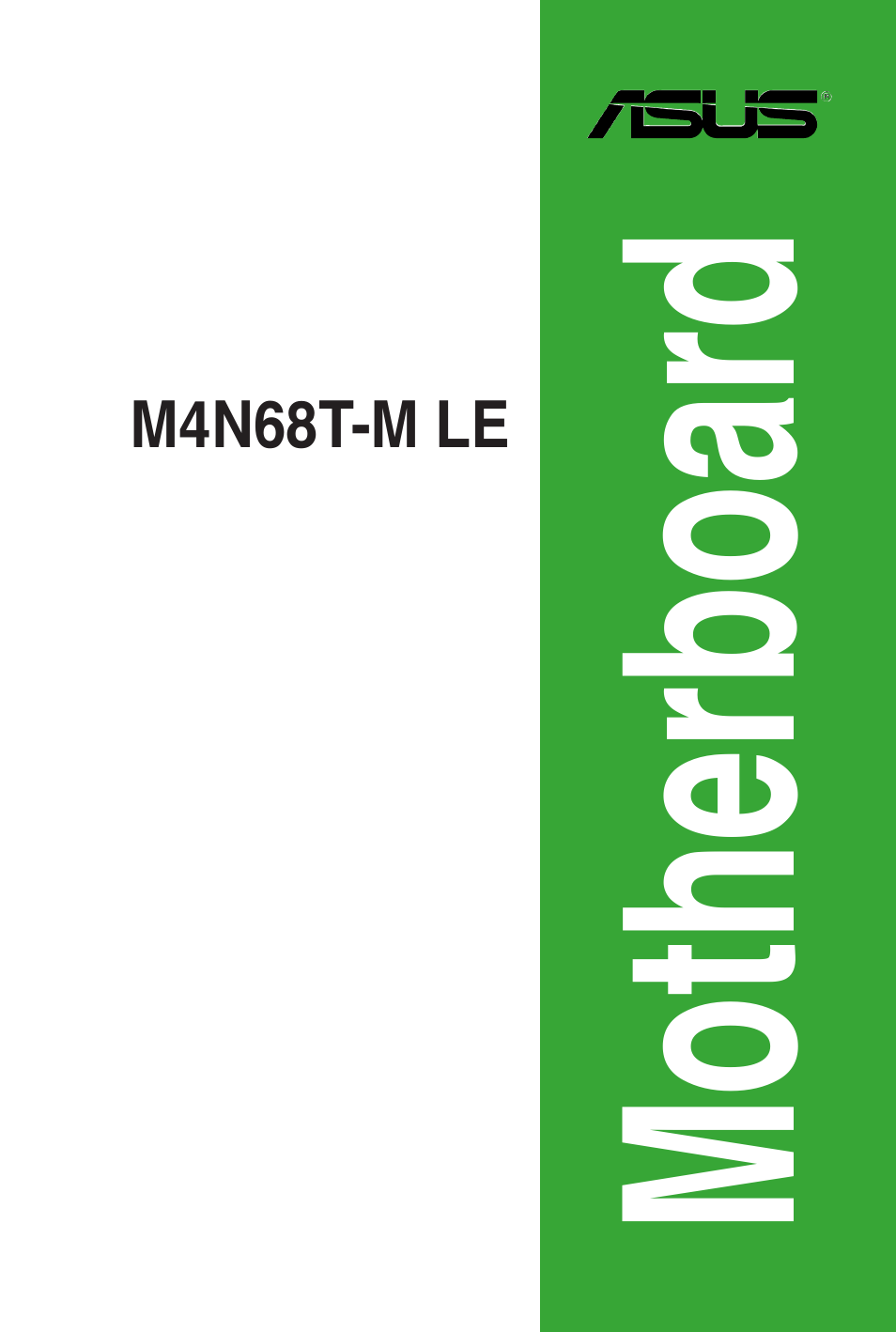 Asus M4N68T-M LE User Manual | 62 pages