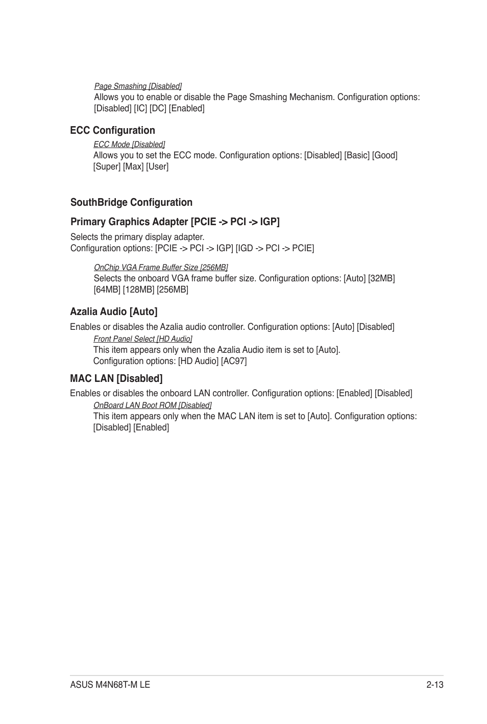 Asus M4N68T-M LE User Manual | Page 51 / 62
