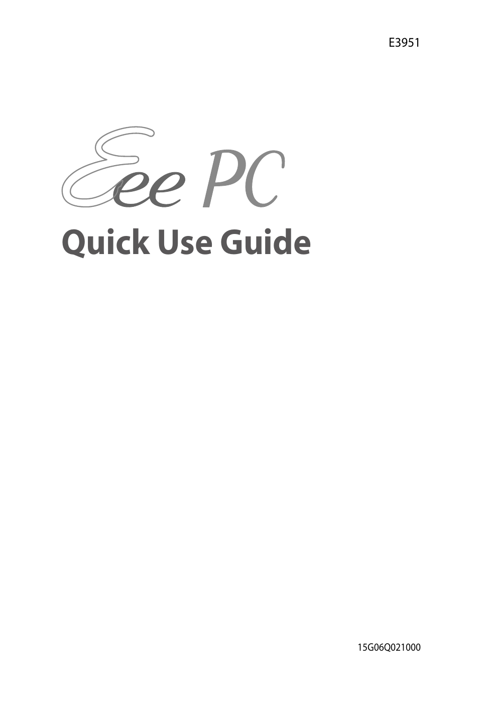 Asus Eee PC 904HD/Linux User Manual | 8 pages