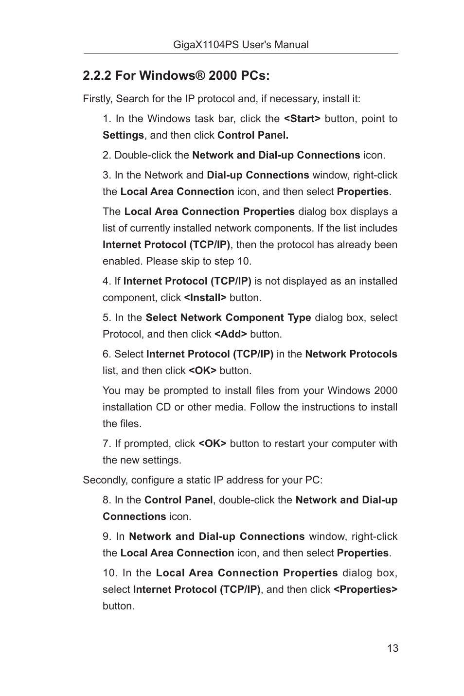 Asus GigaX1104PS User Manual | Page 14 / 58