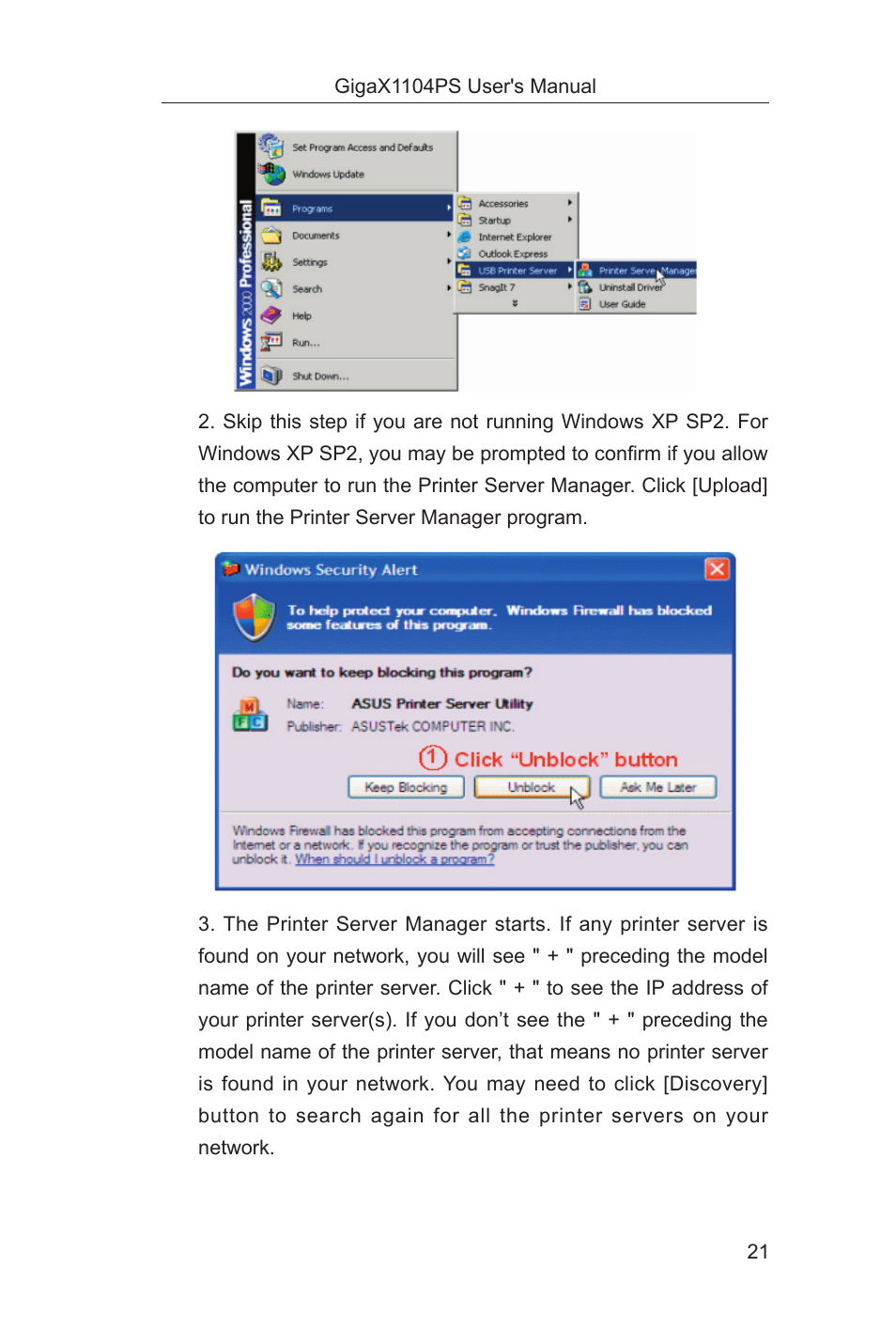 Asus GigaX1104PS User Manual | Page 22 / 58