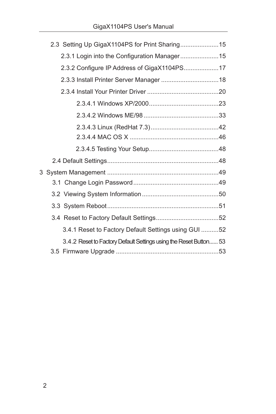 Asus GigaX1104PS User Manual | Page 3 / 58