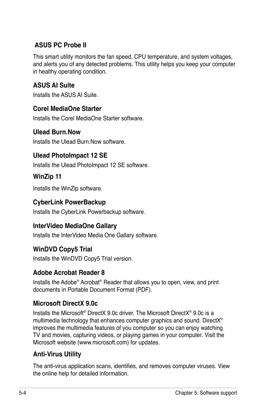 Asus P5N72-T Premium User Manual | Page 122 / 178