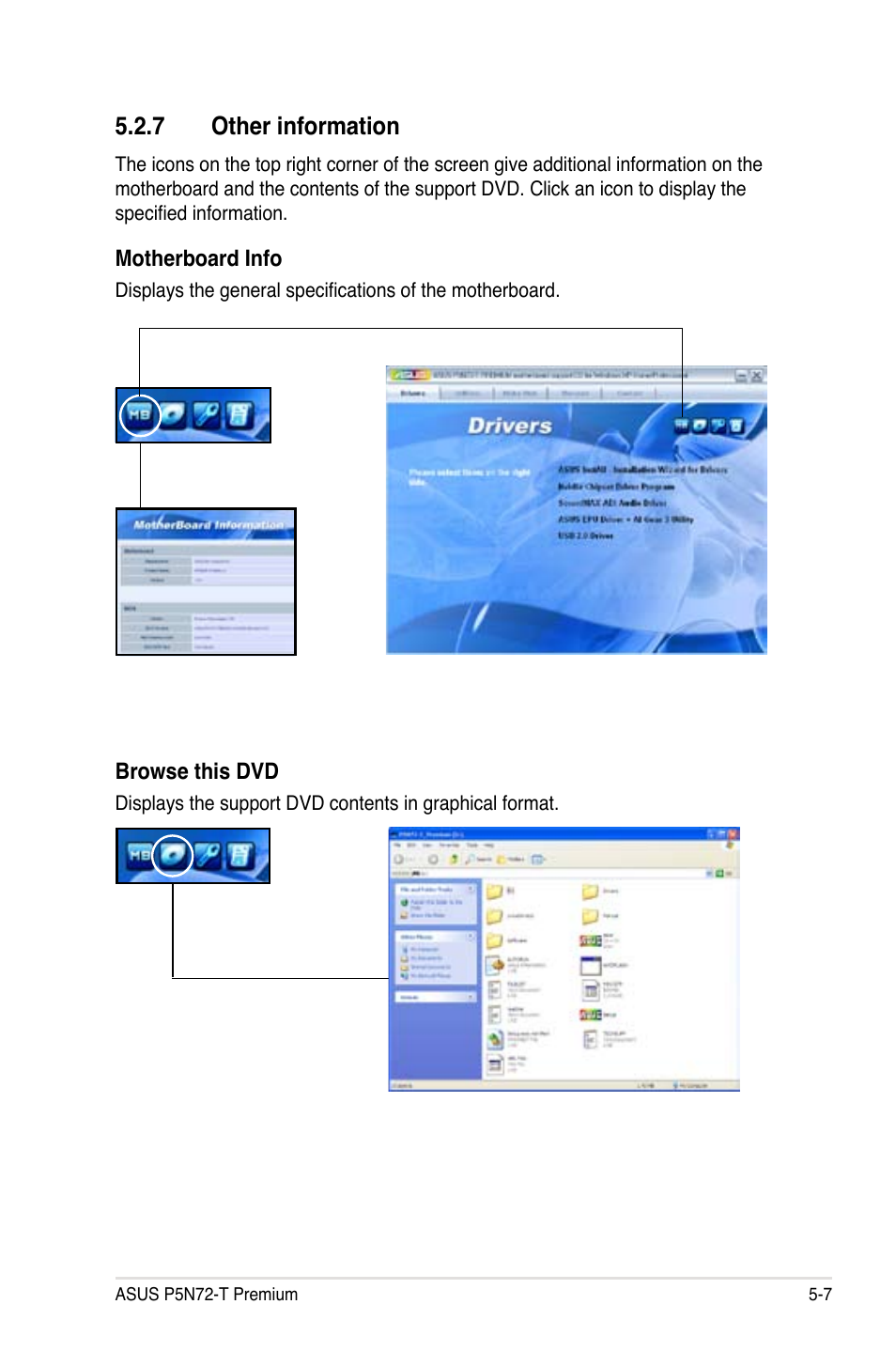 7 other information, Other information -7 | Asus P5N72-T Premium User Manual | Page 125 / 178